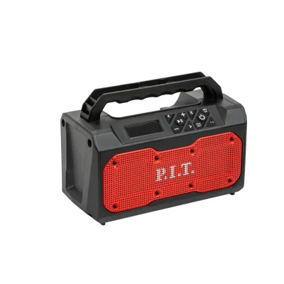 Радио-Bluetooth аккум. P.I.T. PJS20H-10A SOLO (20В, 85.7-108 МГц, 2х10 Вт, USB 2.0, вых. 5В, 2.1А)