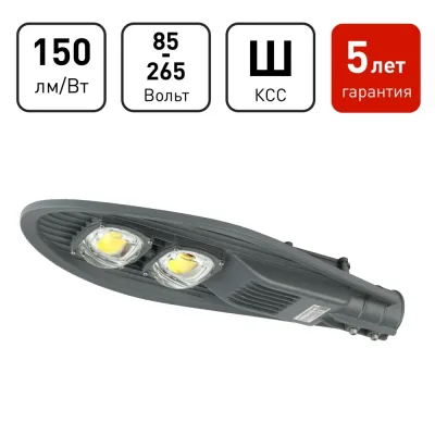 Уличный светильник ЭРА SPP-5-120-5K-W 120Вт 5000К 18000лм IP65 КСС Ш IC-COB 48-60мм