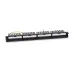 Cabeus PL-24-KJ-RJ45-Cat.6a-SH-180T Патч-панель 19" (1U), 24 порта RJ-45, категория 6a, полностью экранированная, с задним кабельным организатором, безинструмент