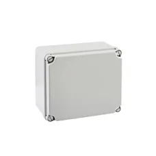 Коробка распределительная наружного монтажа 155х179х100 мм, IP65-67, без сальников, гладкие стенки