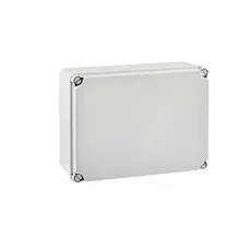 Коробка распределительная наружного монтажа 185x246x100 мм, IP65-IP67, без сальников, гладкие стенки