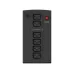 Источник бесперебойного питания line-interactive, 1100Ва/600Вт,  1Ф/1Ф, 4xC13, LED, AVR, 2x5Aч