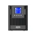 Источник бесперебойного питания ONLINE, 1000Ва/1000Вт,  1Ф/1Ф, 3xSchuko, LCD, HID-USB, RS232, EPO, SNMP slot, AVR, 2x9Aч