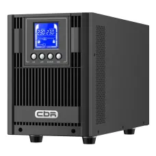 Источник бесперебойного питания ONLINE, 2000Ва/2000Вт,  1Ф/1Ф, 6xC13, LCD, HID-USB, RS232, EPO, SNMP slot, AVR, 4x9Aч