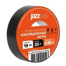 Изолента ПВХ 19мм * 20м черная JAZZway