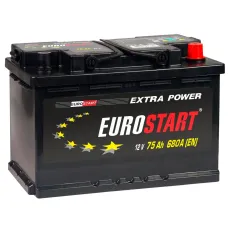 Аккумулятор автомобильный EUROSTART Extra Power 75Ah R+