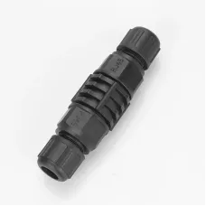 "Соединитель Муфта RJ-45 IP67 (переходник RJ-45""гн.""-""гн.""), д/2-х каб. ""вит. пара"" (черн. PC) EW-RJ45-08301"