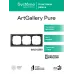 ARTGALLERY PURE 3-постовая РАМКА, МЕТАЛЛ ОНИКС