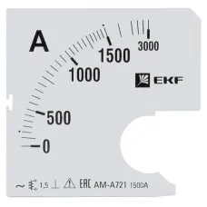 Шкала сменная для A721 1500/5А-1,5 PROxima