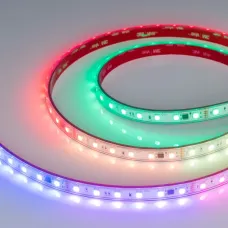 Лента светодиодная 14 Вт/м 24В IP67 RGB 60LED/м DMX-B60-10-15mm SMD 5060 5 м