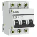 Выключатель автоматический 3P 20А (B) 4,5кА ВА 47-29 Basic
