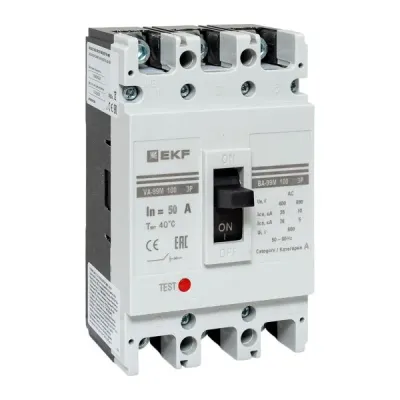 Выключатель автоматический ВА-99М 100/50А 3P 35кА EKF PROxima