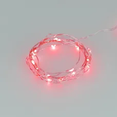 Гирлянда светодиодная ARD-DEW-HOME-2000-CLEAR-20LED-STD Red 3V, Battery Pack Ardecoled, IP20