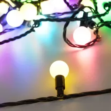 Гирлянда светодиодная декоративная ARD-BALL-PRO-D23-10000-BLACK-80LED RGB 230V, 7W ARDCL, IP65