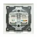 Валенсия розетка RJ-45+RJ11 2-местная белая EKF