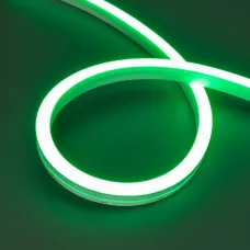 Лента герметичная MOONLIGHT-SIDE-A140-12x17mm 24V Green 8 W/m, IP67, 2835, 5m, wire x1, 8 Вт/м, IP67
