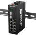 Коммутатор промышленный управляемый уровня L2 ML2-2GX/SFP-8GTP, 2 порта 1000Base-X SFP, 8 портов 10/100/1000Base-T(X) RJ45 c PoE, монтаж на динрейку TSX EKF