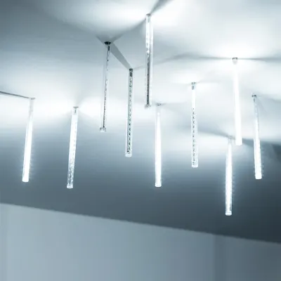 Гирлянда светодиодная декоративная ARD-ICEFALL-CLASSIC-D12-200-10PCS-CLEAR-32LED-LIVE WHITE 230V, 10.5W ARDCL, IP65