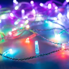 Гирлянда светодиодная декоративная ARD-STRING-CLASSIC-10000-CLEAR-100LED-LIVE RGB-DMX 24V, 10W ARDCL, IP65