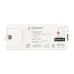 Панель Sens SMART-P38-MIX White 230V, 4 зоны, 2.4G ARL, IP20 пластик, 5 лет