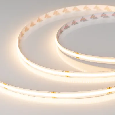 Лента светодиодная 11 Вт/м 24В IP20 3000K 378LED/м COB-X378-8mm CSP 5 м
