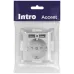 Розетка Intro Accent 6-410-03 , P+E Schuko со шторками, 16А-250В + 2хUSB, IP20, СУ, алюминий
