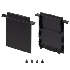 Заглушка SL-LINIA52-3L-F-HIGH BLACK глухая (Пластик)
