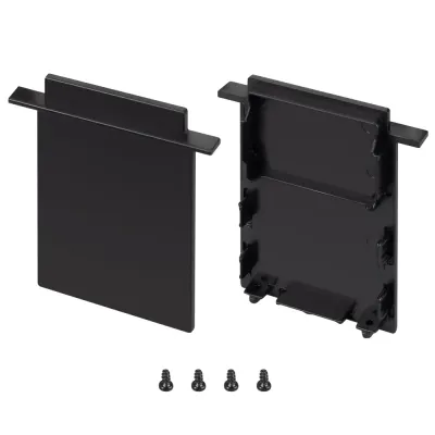 Заглушка SL-LINIA52-3L-F-HIGH BLACK глухая (Пластик)
