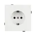 Механизм электрической розетки SCT-TENDO-MEU1-SFPL-WH 230V, 16A, Белый, 1 пост