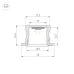 Профиль LINE-2315-F-2000 ANOD BLACK (Алюминий)