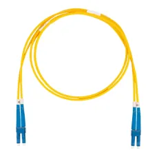 Шнур оптический коммутационный (патч-корд), LC-LC, дуплекс (duplex) OS2, нг(А)-HF, желтый, 5,0 м