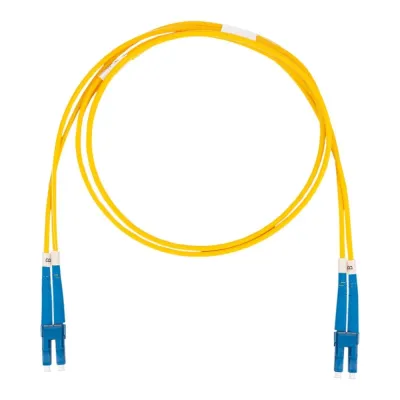 Шнур оптический коммутационный (патч-корд), LC-LC, дуплекс (duplex) OS2, нг(А)-HF, желтый, 10 м