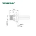 Монтажный разъем FLH-M12-M04(PG9)-0.3 (вилка)