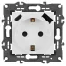 Розетка ЭРА Elegance 14-4108-01М 2P+E 16A-250В со шторками с USB type-A+C 5В-3А белый матовый