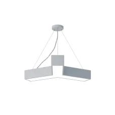 Светильник LED ЭРА Geometria SPO-141-W-40K-028 Igrek 28Вт 4000K 1900Лм IP40 600*80 белый подвесной драйвер внутри