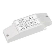 Блок питания ARJ-SP-34-PFC-1-10V-INS (34W, 500-800mA) ( IP20 Пластик, 5 лет)