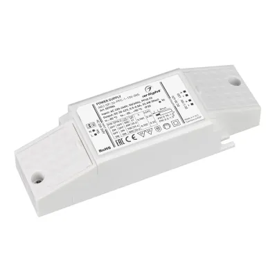 Блок питания ARJ-SP-34-PFC-1-10V-INS (34W, 500-800mA) ( IP20 Пластик, 5 лет)