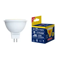 Лампа светодиодная LED-JCDR-10W/WW/GU5.3/NR форма JCDR, матовая, Norma, теплый (3000K)