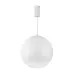 Светильник SP-SILKA-HANG-R400-12W Warm2700, WH, 330 deg, 230V, IP20, Натуральный шелк, 3 года