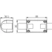 Соединитель прямой ARL-CLEAR-U15-Line (26x15mm) (ARL, Металл)