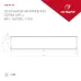 Панель сенсорная DALI-901-11-4G-4SC-MIX-DT8-IN White BUS/230V IARL, IP20 пластик, 3 года