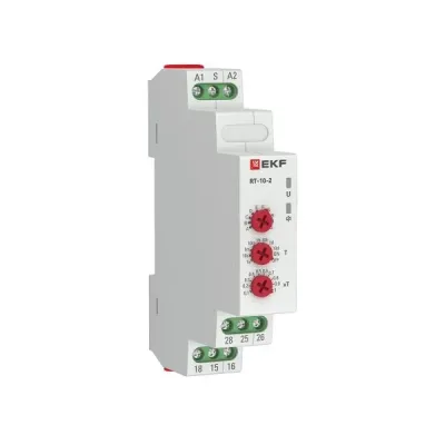 Реле времени (10 устанавл. функц.) RT-10 12-240В EKF PROxima