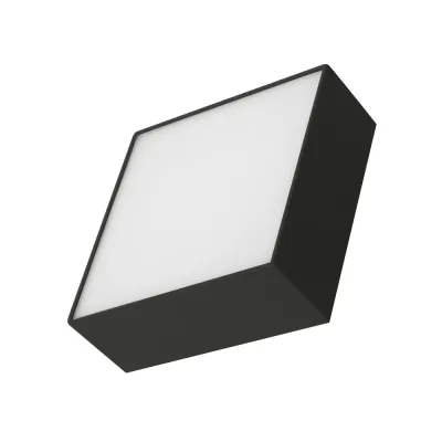 Светильник SP-QUADRO-S175x175-16W Day4000 (BK, 120 deg, 230V) (, IP40 Металл, 3 года)