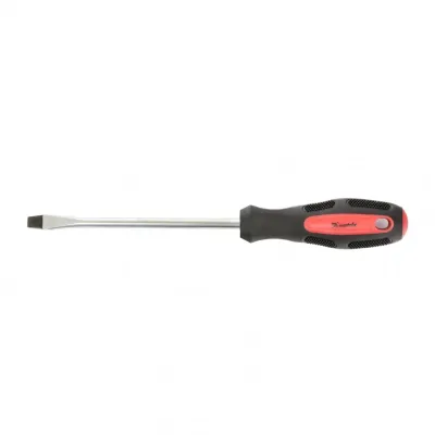 Отвертка Anti-Slip, SL8,0х150 мм, CrV, 2к рукоятка