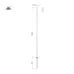 Светильник KT-CANNA-L1200-1W Warm3000 (DG, 110 deg, 24V) (IP65 металл, 3 года)