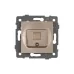 Механизм компьютерной розетки SCT-MPC1-PL-GD-V RJ-45, CAT6