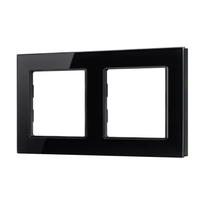 Рамка стеклянная FRM-GLARE-GS-2-BK