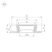 Профиль MIC-FS-2000 ANOD BLACK