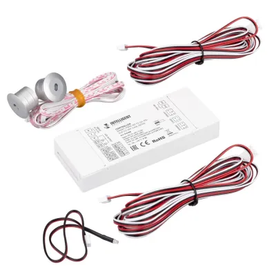 Контроллер лестничный INTELLIGENT ARLIGHT SMART-PWM-102-72-SH-PD-SUF (12-48V, 2x6A, SENS) (IARL, IP20, Пластик, 5 лет)