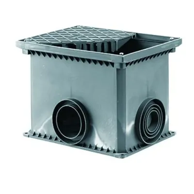 Смотровой переходной колодец без дна  для двустенн. труб 335х240х255